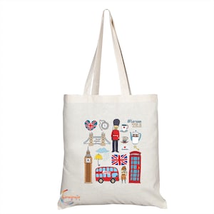 TB670 Original London Adventure Neuheit Geschenk Geschenk gedruckt umweltfreundliche stilvolle lang behandelte Tote Schultertasche