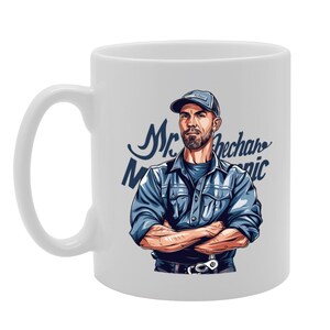 MG5948 Mr Mechanic Mug – Rugged Ceramic Keepsake Celebrating Automotive Repair and Workshop Expertise