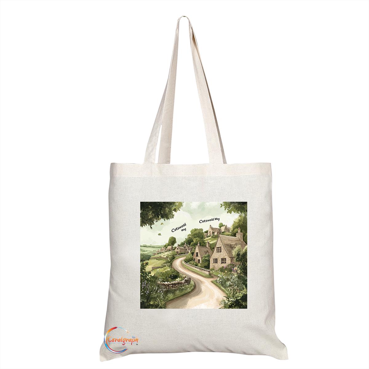 thumbnail image 2 of The Cotswolds Ditsy Floral Canvas Weekender Tote Bag By Terri Conrad... 2 of 11
