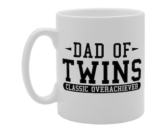 MG1453 PAPÀ dei gemelli Novità regalo Tazza in ceramica stampata per tè e caffè
