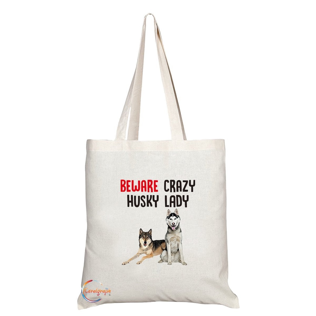 Felpa Crazy Husky Lady - Unisex Con Cappuccio - Regalo Amanti Cani