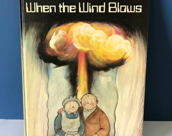 Vintage Raymond Briggs When the wind blows 1982 hardback book.