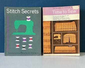 Vintage Coats sewing books, Stitch secrets and Time to sew.