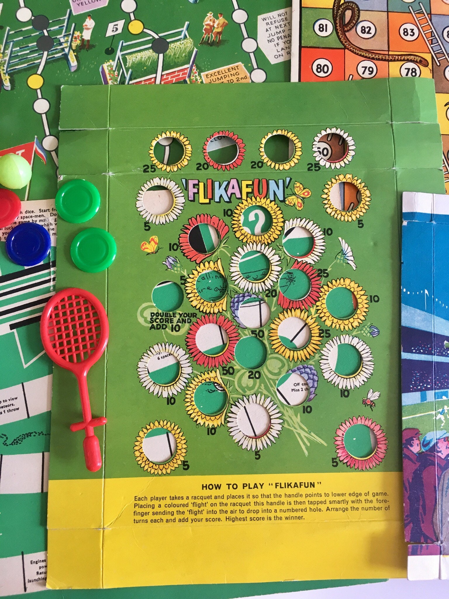 Vintage board games and card games collection. Etsy