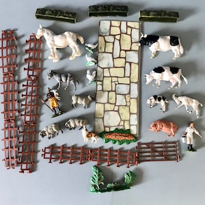 Vintage Britains Toy Farm Animals. Etsy