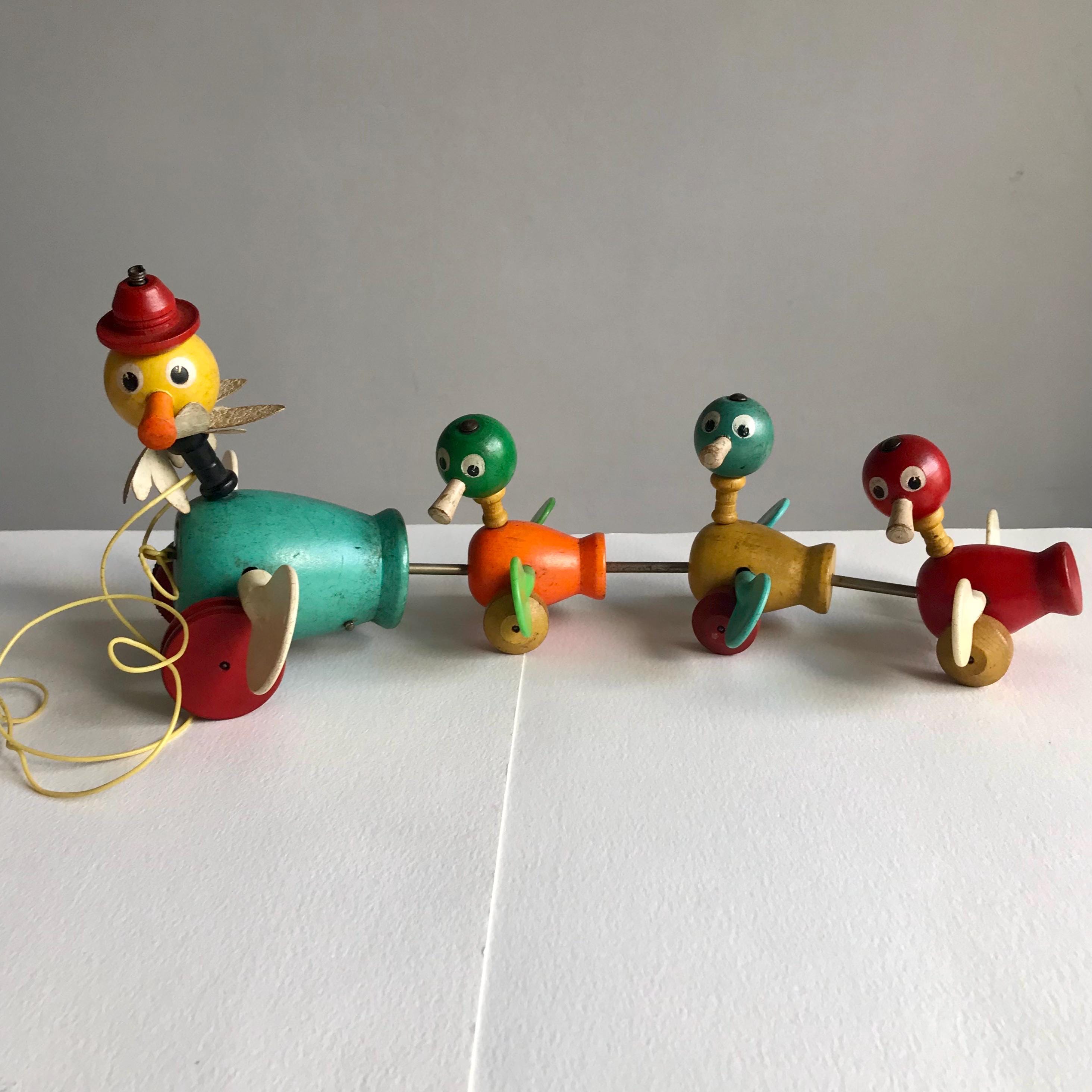 Yellow Duck Push Toy UK