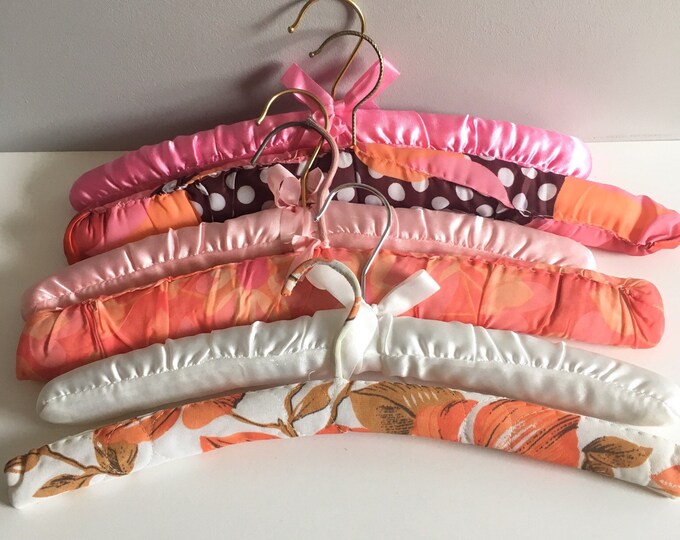 Retro Fabric Coat Hangers. Etsy