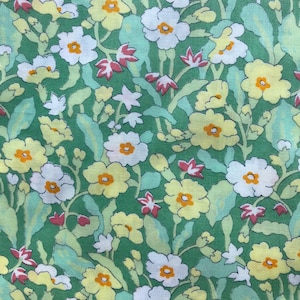 Vintage Liberty print cotton floral fabric.