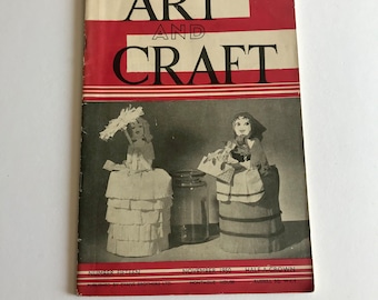 Vintage art and craft magazine November 1950.