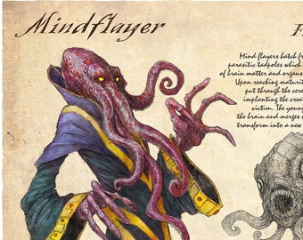 D & D Mindflayer — Bestiarum Vocabulum, Band 1–Ein Kompendium der Faerûn Fauna