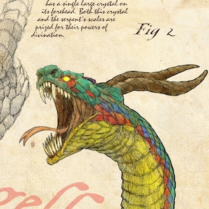 Horned Serpent Naturalist Plate