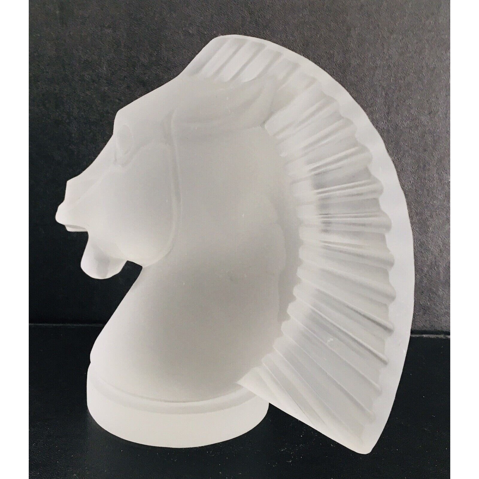 bohemian-art-deco-frosted-glass-horse-head-car-mascot-etsy