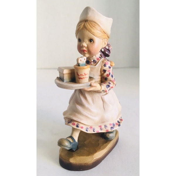 Anri Sarah Kay "Tender Loving Care" Ltd Ed 120/2000 Hand Carved Wood and Painted