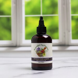 Jamaican Castor and Jojoba Hair Growth Oil Organic, Vegan, Cruelty Free image 2