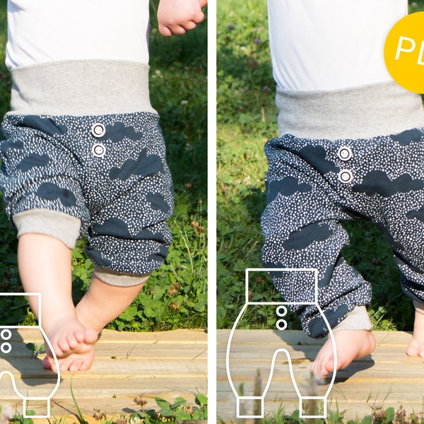 Baggy Pants Pattern Etsy