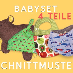 Starterset Baby/Kind Schnittmuster/Nähanleitung Anfänger mehrere Größen PDF instant Download Ebook Bild 1