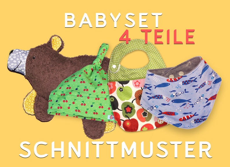 Starterset Baby/Kind Schnittmuster/Nähanleitung Anfänger mehrere Größen PDF instant Download Ebook Bild 1