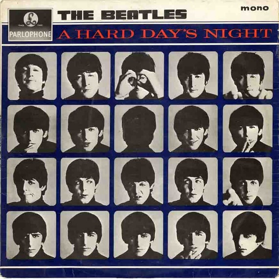 A Hard Days Night Beatles Rare Signed Replica Cover LP Album