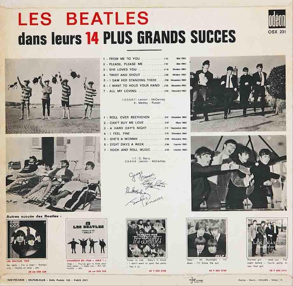 フランス盤 Polydor 45900 BEATLES LES BEATLES フランス盤 Polydor
