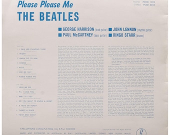Beatles Rare Please Please Me MONO Australian Cover