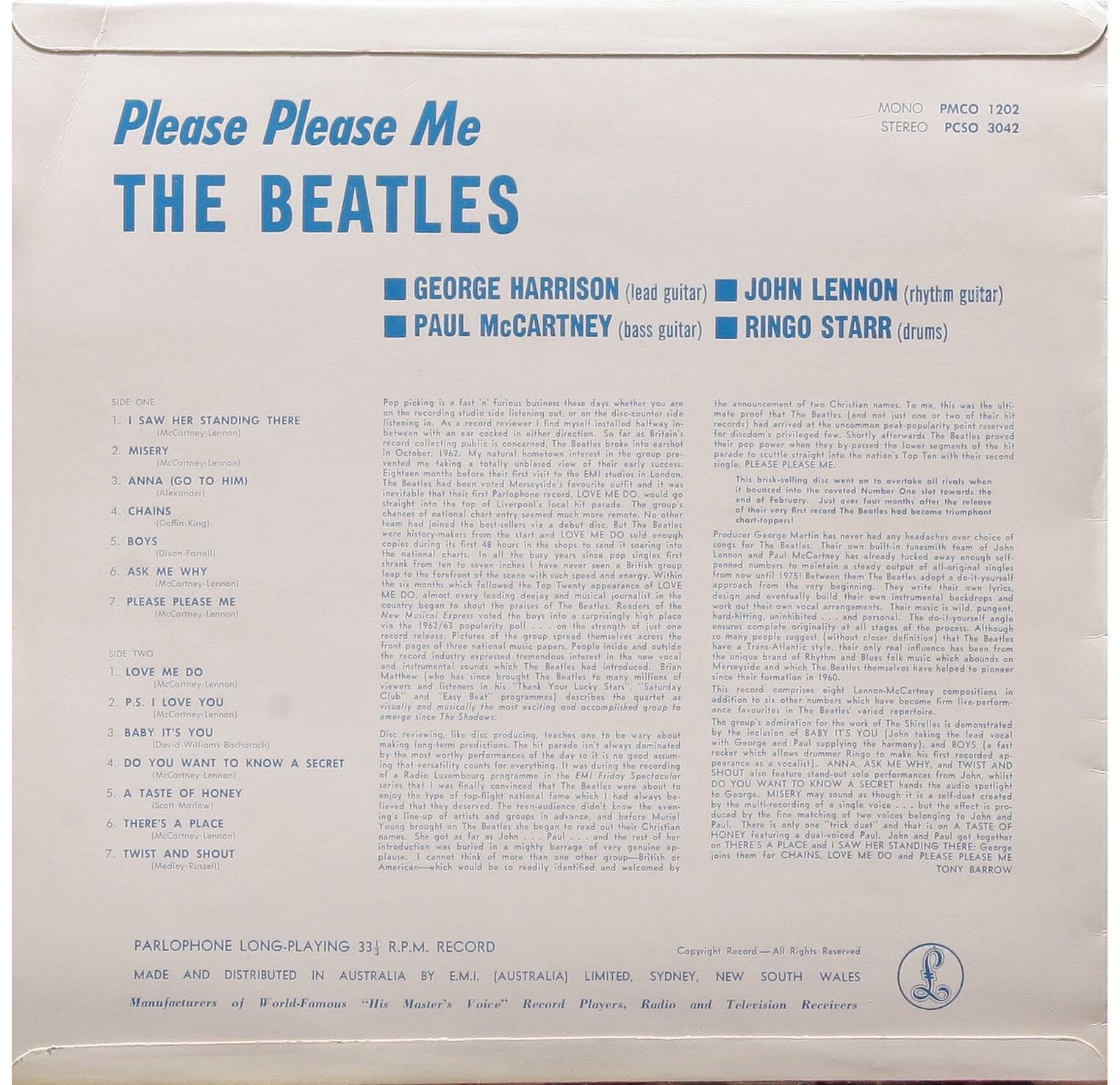 デンマーク　MONO　\"PLEASE PLEASE ME\" LP BEATLES Amazon.com: Please Please Me: CDs & Vinyl