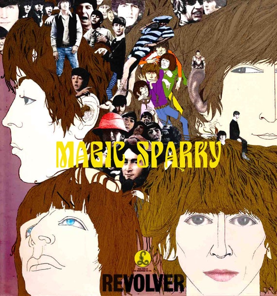 BEATLES　REVOLVER　激レア　両面プリント　MADE IN USA BEATLES REVOLVER 激レア 両面プリント MADE IN USA BEATLES