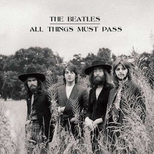Beatles Ultra Rare Alternate All Things Must Pass Cover LP NO Vinyl Album Lennon McCartney