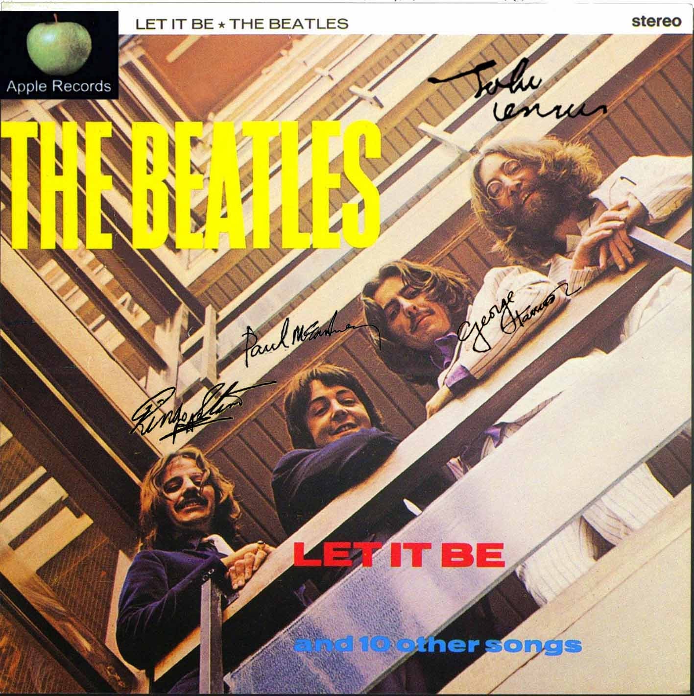 Beatles Rare Alternate Fantasy Signed Let It Be Artwork