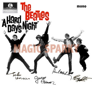 Hard days night 1964 - Etsy 日本