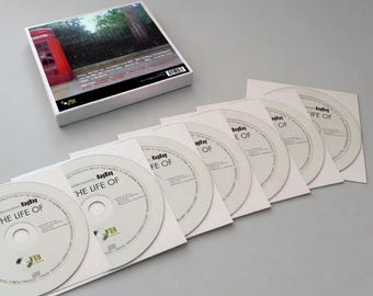 Limited Edition Style Custom CD Box Set – Fully Printed Case + White CDs + Sleeves