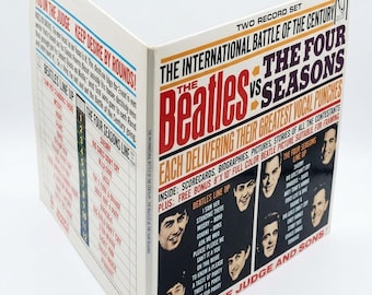 Rare BEATLES vs The Four Seasons Double Gatefold New Stereo with poster Artwork Cover LP VJ Album No Vinyl