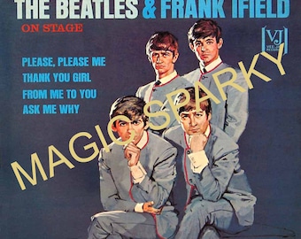 BEATLES Rare Frank Ifield New Mono Fantasy Artwork Cover LP VJ Album No Vinyl