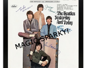 The Beatles Butcher Album Cover Stereo Markings Yesterday and