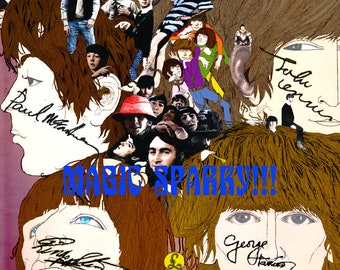 Beatles Ultra Rare Alternate COLOR SIGNED Fantasy Revolver