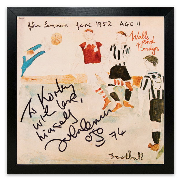 Walls and Bridges ジョン・レノン　(見本盤) John Lennon Walls and Bridges Rare Replica Fantasy Signed Framed