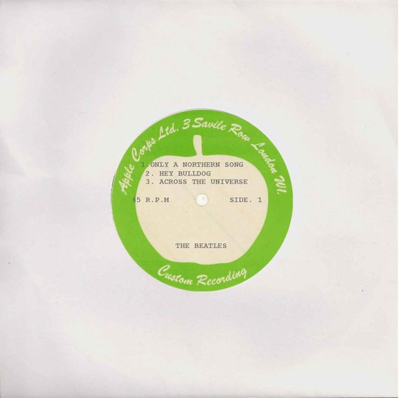 BEATLES RARE Unreleased Yellow Submarine Acetate EP Mock up 45 BEATLES RARE Unreleased Yellow Submarine Acetate EP Mock up 45
