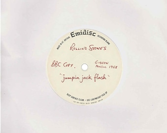 Rolling Stones EMI Acetate Jumpin Jack Flash rare new promo's Display item 45 single