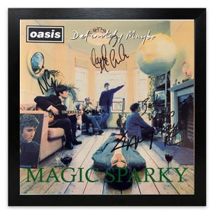 値下げオアシス直筆サインデニスモリス リアム オリジナルプリントOASIS