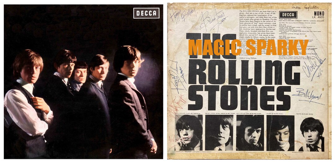 The Rolling Stones 'signed' 'autographed' Rare Debut Album