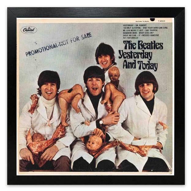 Beatles Rare Replica Fantasy Framed Promo Butcher Cover