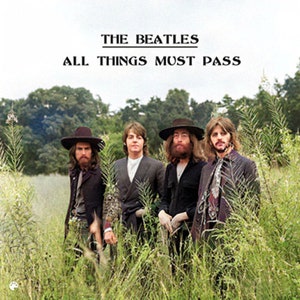 Beatles Ultra Rare Alternate All Things Must Pass COLOR Cover LP Vinyl Album Lennon McCartney