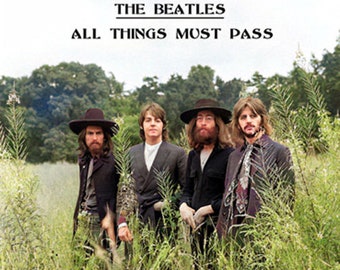 Beatles Ultra Rare Alternate All Things Must Pass COLOR Cover LP Vinyl Album Lennon McCartney