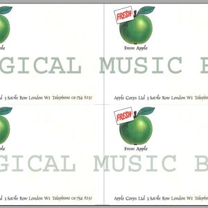 The Beatles Apple Corps Records address LABELS REPRO Lennon SavileE Row Rare
