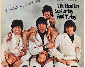 Beatles Rare Promo Butcher MINT Replica cover Slick Artwork Cover LP for Vinyl Album Lennon McCartney Harrison Starr 1966