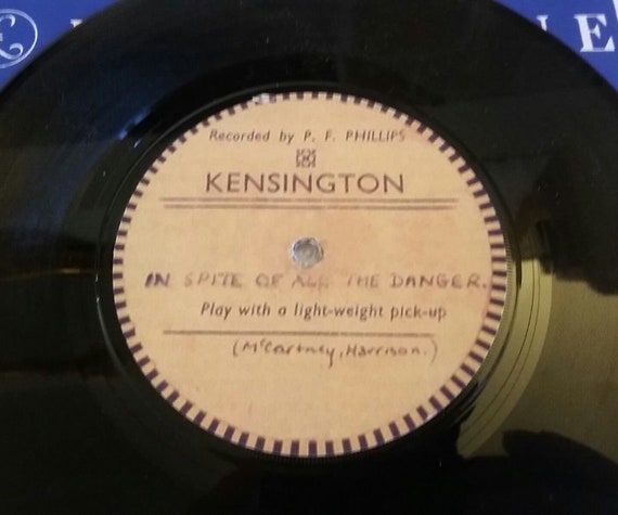 『ＢＥＡＴＬＥＳ＆ＳＴＯＮＥＳ／Ｓｉｎｇ Ｔｈｉｓ Ａｌ…』中古コレクターズＬＰ Beatles Rare in Spite of All the Danger Acetate Replica 10
