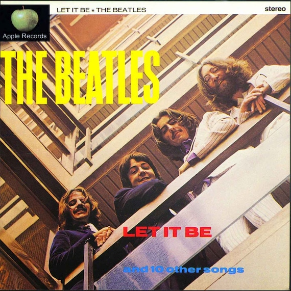 ランキング2025 Let Alternate Rare Beatles It LP Cover Artwork Back Get Be 洋楽