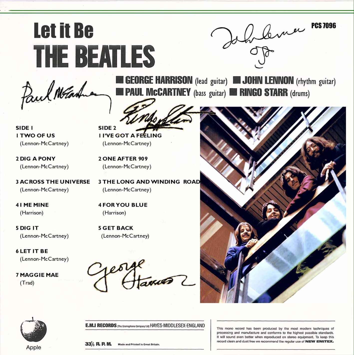 Beatles Let It Be Traduction Francais Beatles Rare Alternate Fantasy Signed Let it Be Artwork Cover | Etsy