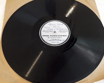 The Beatles Hello Little Girl 10 Inch 78rpm Does NOT PLAY   Record Repro Historic first Beatles record!  78 Sleeve with Reproduction record!