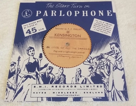 BEATLES RARE in Spite of All the Danger Acetate Does Not Play