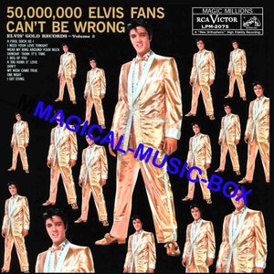 Elvis Presley very rare black gold artwork (no vinyl) for 50,000 Elvis fans can&#39;t be wrong